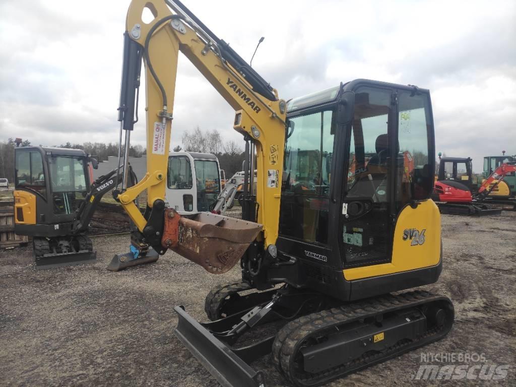 Yanmar SV 26 2017r Miniekskavaatorid < 7 t