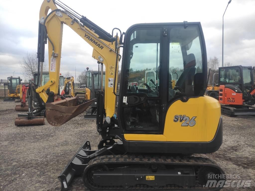 Yanmar SV 26 2017r Miniekskavaatorid < 7 t