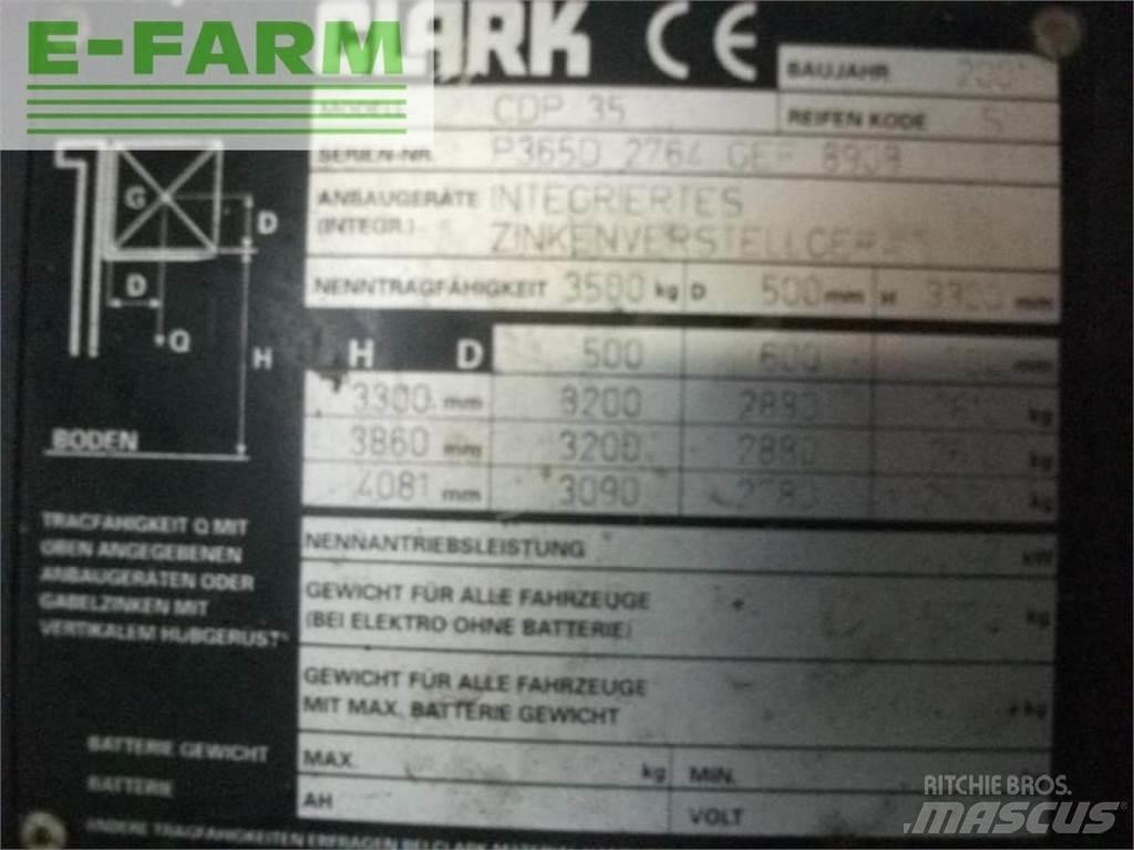 Clark cdp 35 Kahveltõstukid - muud