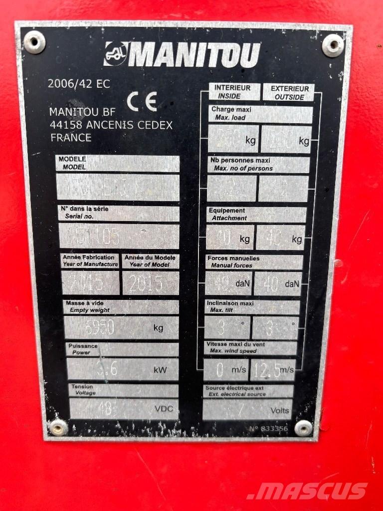 Manitou 170 AETJL Iseliikuvad poomtõstukid