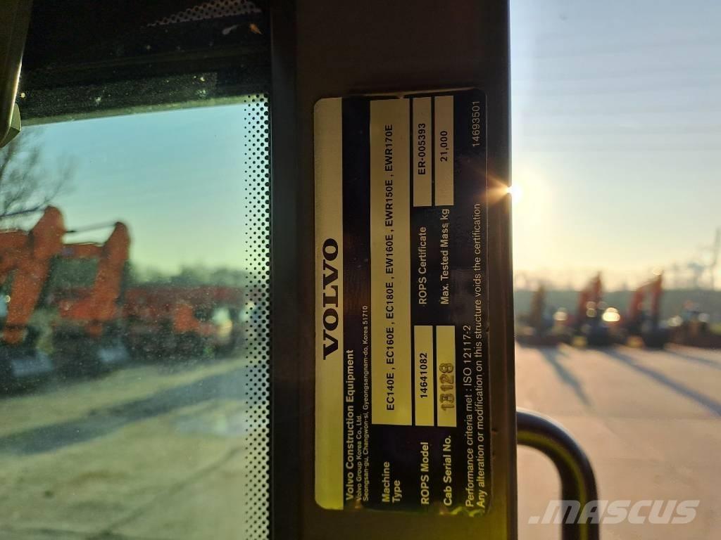 Volvo EW160E Ratasekskavaatorid