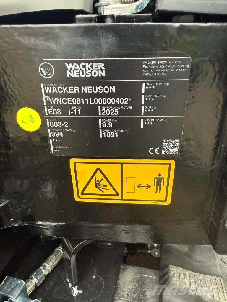 Wacker Neuson 803 Miniekskavaatorid < 7 t