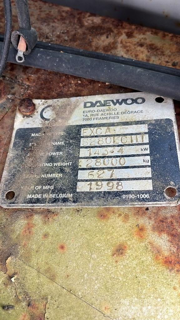 Daewoo Solar 280 LC Roomikekskavaatorid