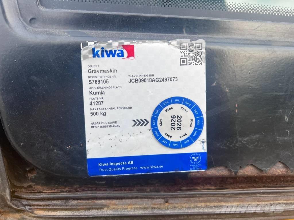 JCB 8018 Miniekskavaatorid < 7 t