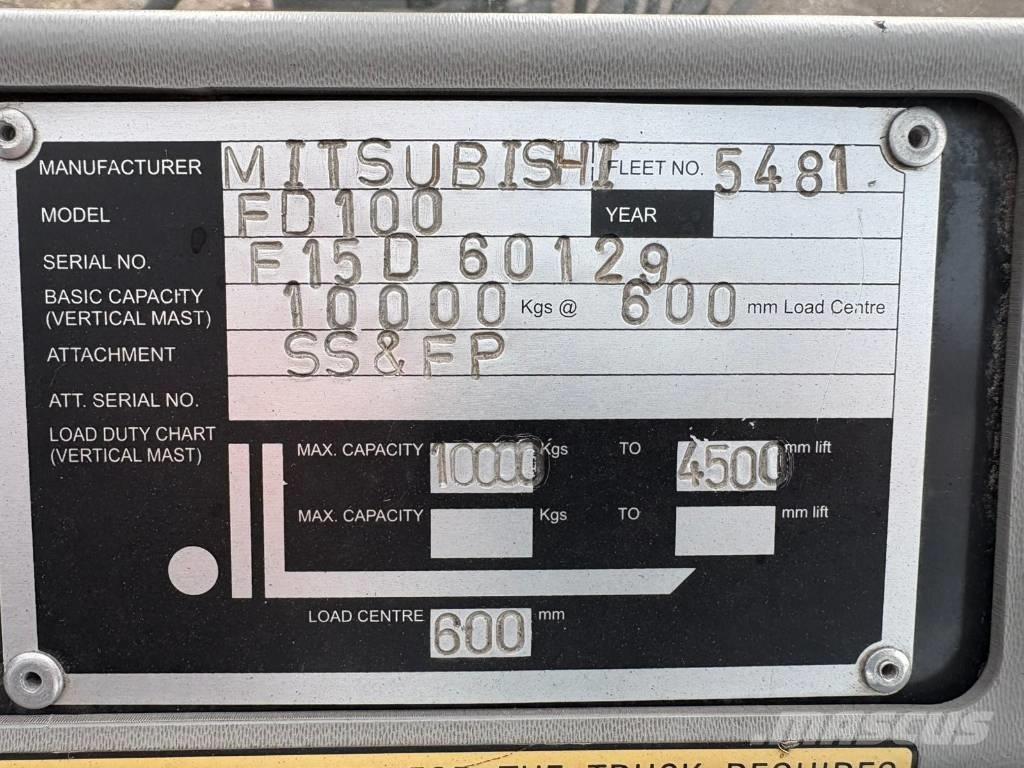 Mitsubishi FD 100 Diiseltõstukid