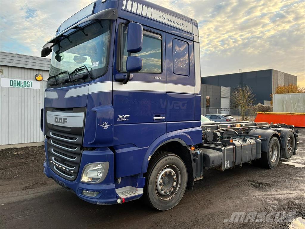 DAF XF 510 FAN Trossüsteemiga vahetuskere veokid