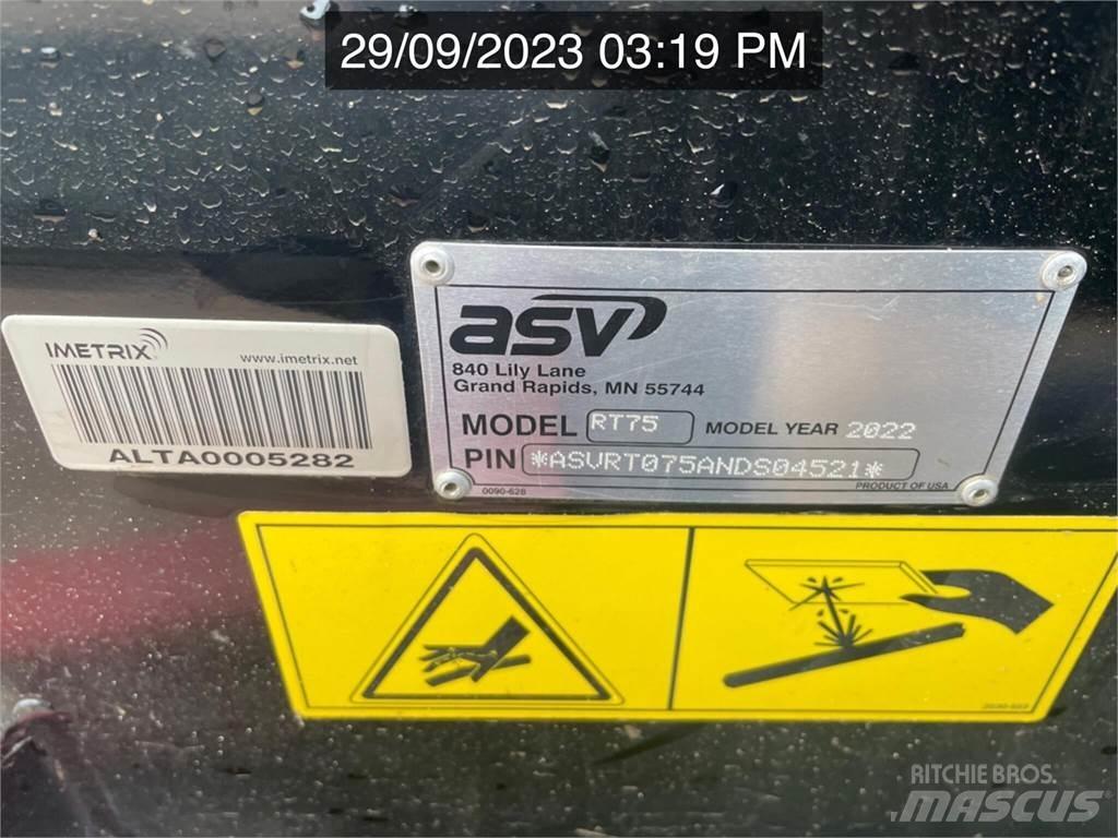 ASV POSI-TRACK RT75 Kompaktlaadurid