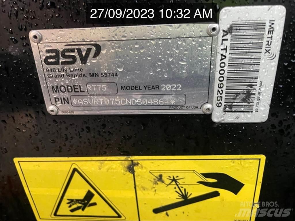 ASV POSI-TRACK RT75 Kompaktlaadurid