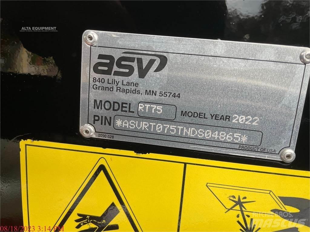 ASV POSI-TRACK RT75 Kompaktlaadurid