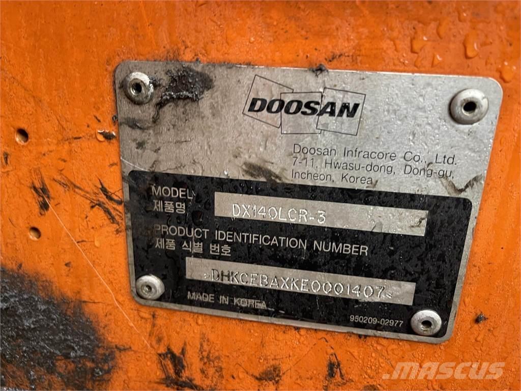 Doosan DX140 LCR-3 Roomikekskavaatorid