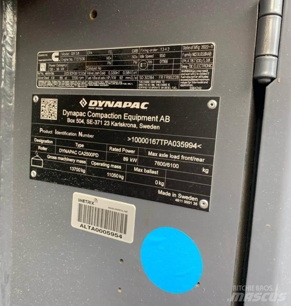 Dynapac CA2500PD Jäätmetihendajad