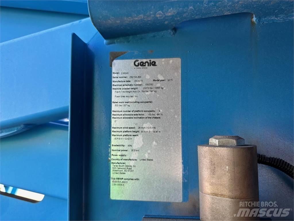 Genie Z62/40 Iseliikuvad poomtõstukid
