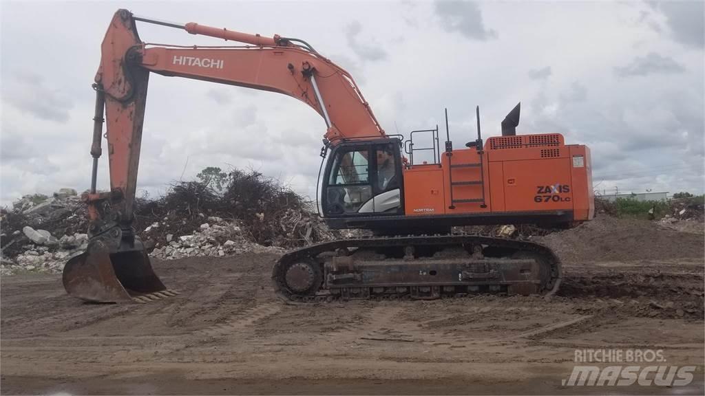 Hitachi ZX670 LC-5B Roomikekskavaatorid