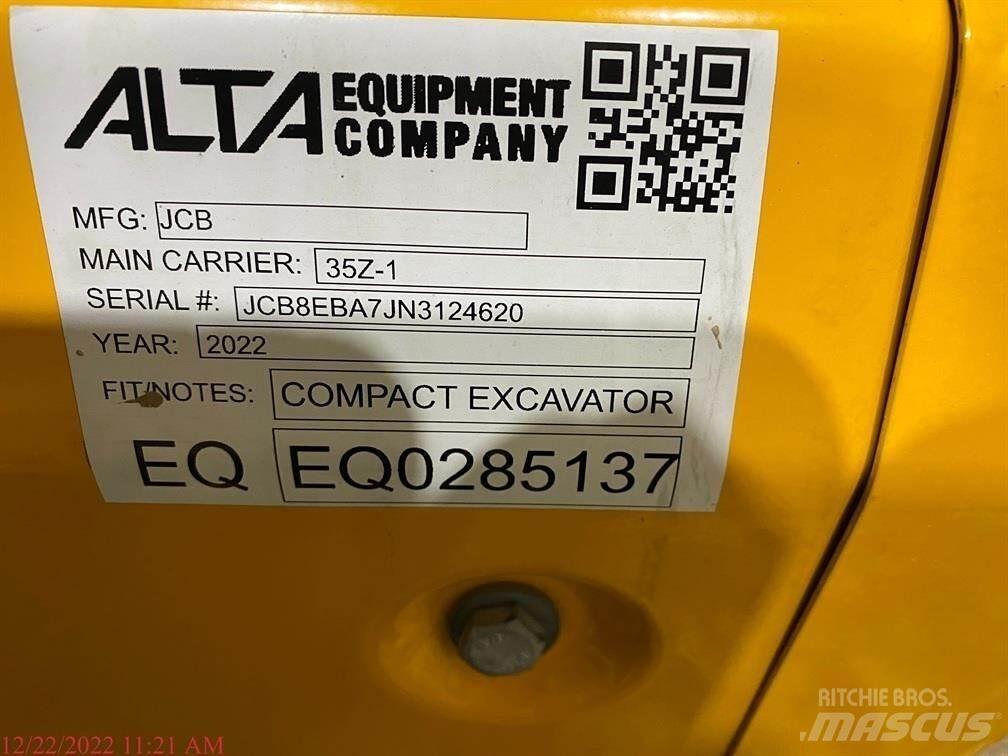 JCB 35Z-1 Miniekskavaatorid < 7 t
