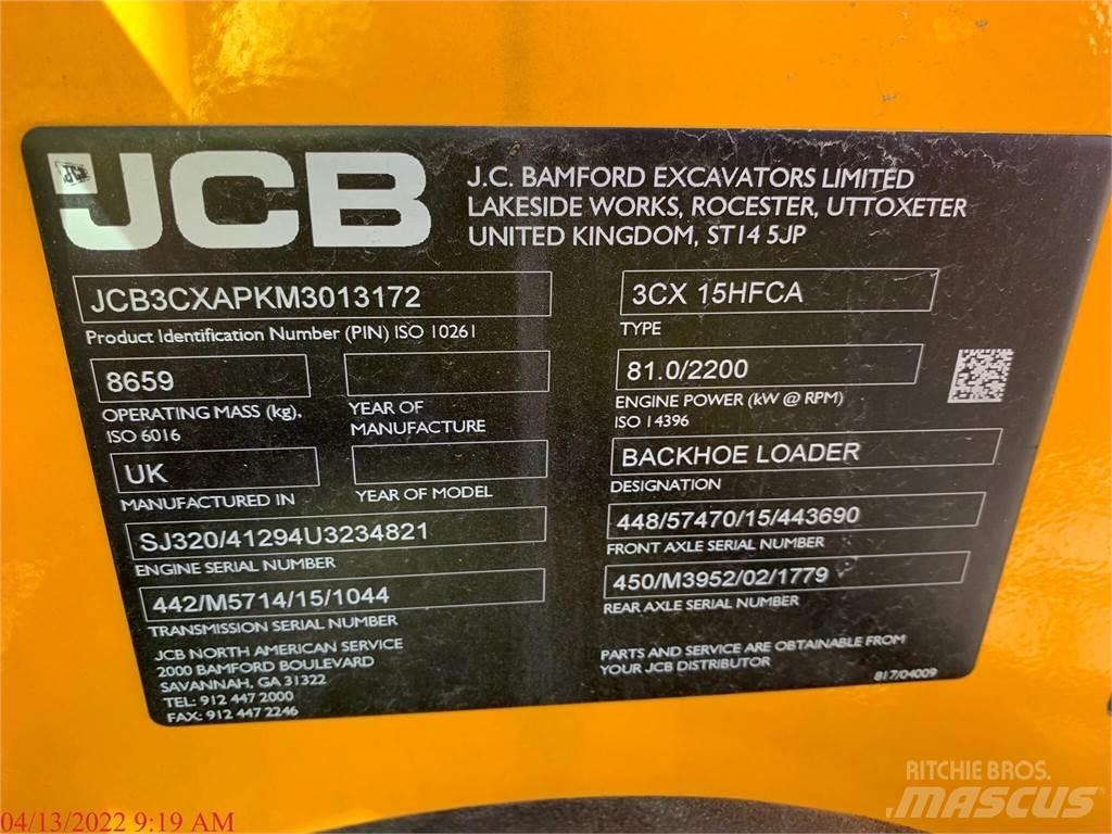 JCB 3CX15 SUPER Ekskavaatorlaadurid