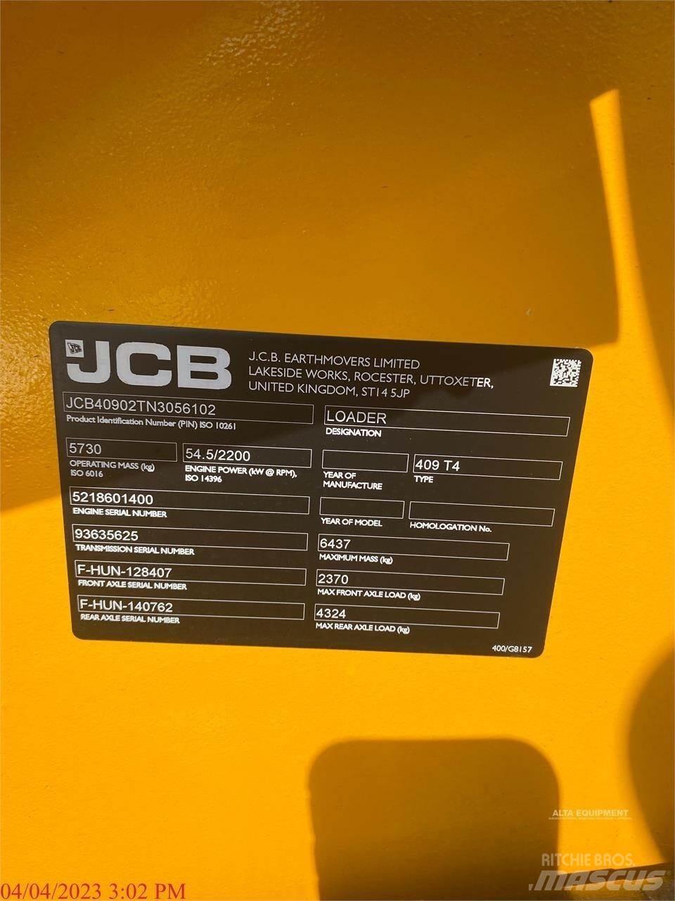 JCB 409 Rataslaadurid