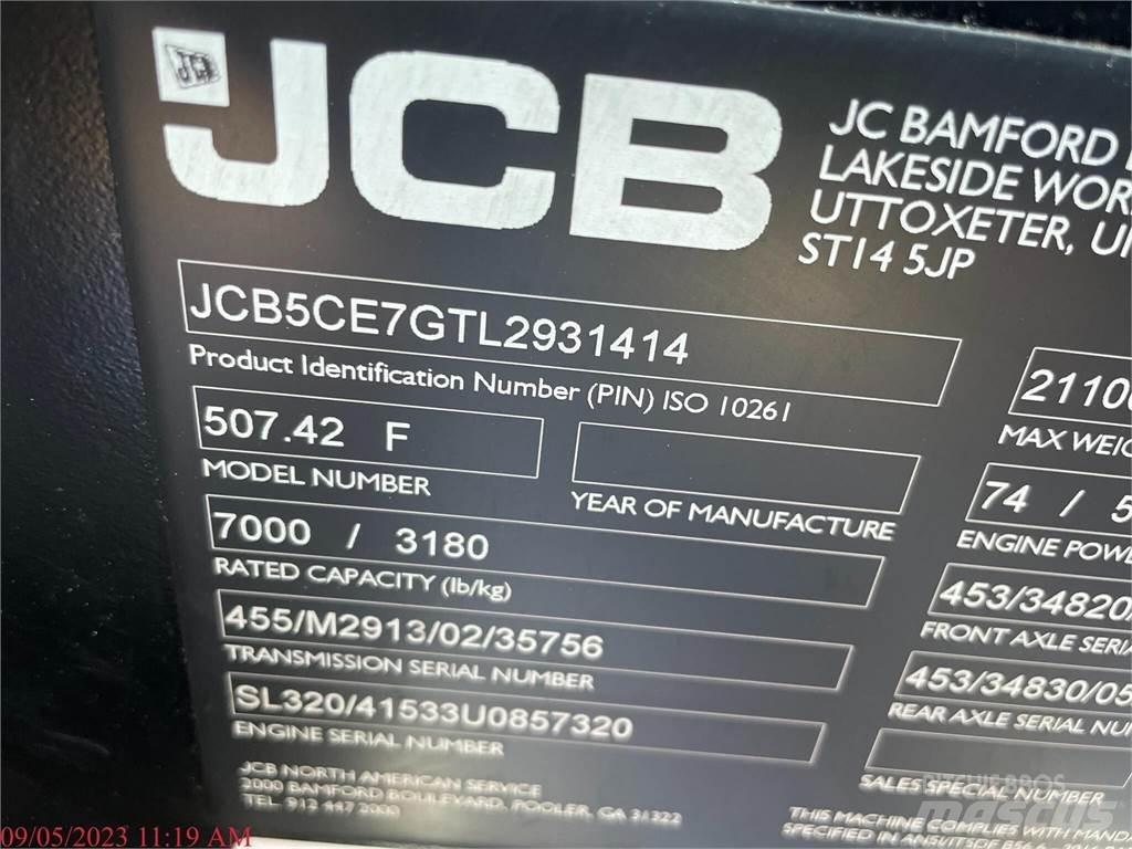 JCB 507-42 Teleskooplaadurid