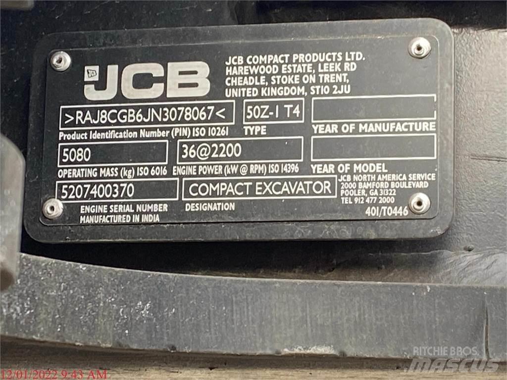 JCB 50Z-1 Miniekskavaatorid < 7 t