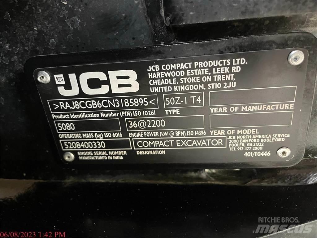JCB 50Z-1 Miniekskavaatorid < 7 t