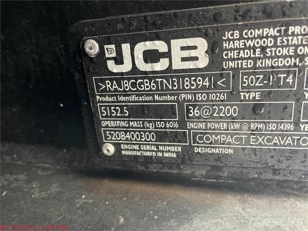 JCB 50Z-1 Miniekskavaatorid < 7 t