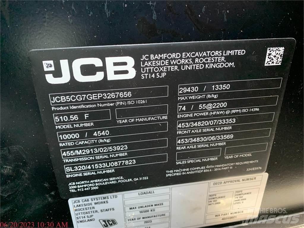 JCB 510-56 Teleskooplaadurid