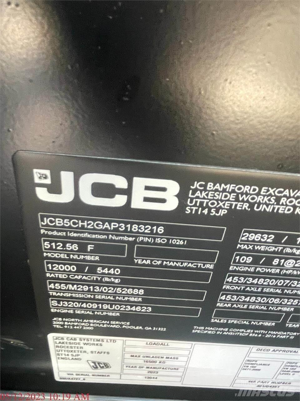 JCB 512-56 Teleskooplaadurid