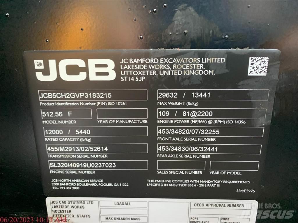 JCB 512-56 Teleskooplaadurid