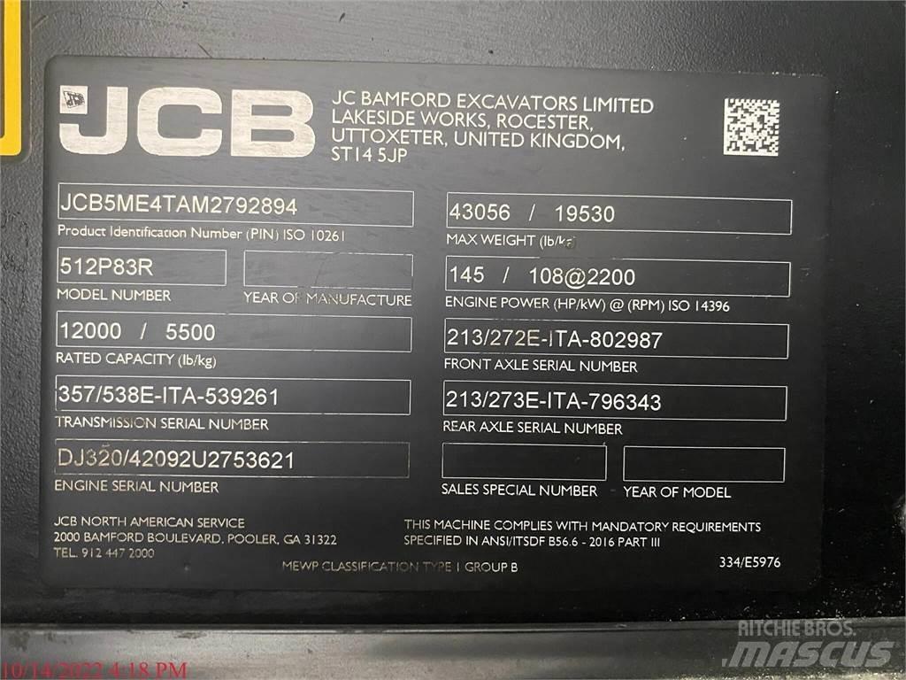 JCB 512-83R Teleskooplaadurid