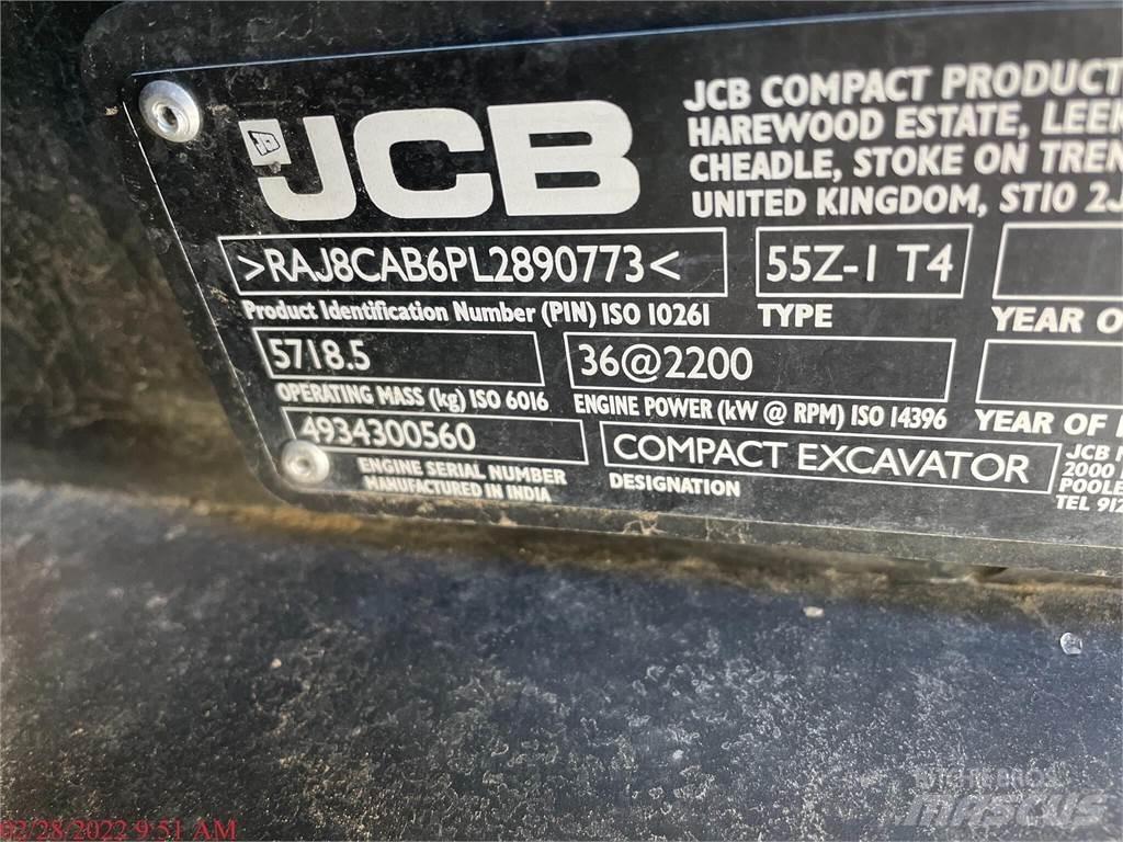 JCB 55Z-1 Miniekskavaatorid < 7 t