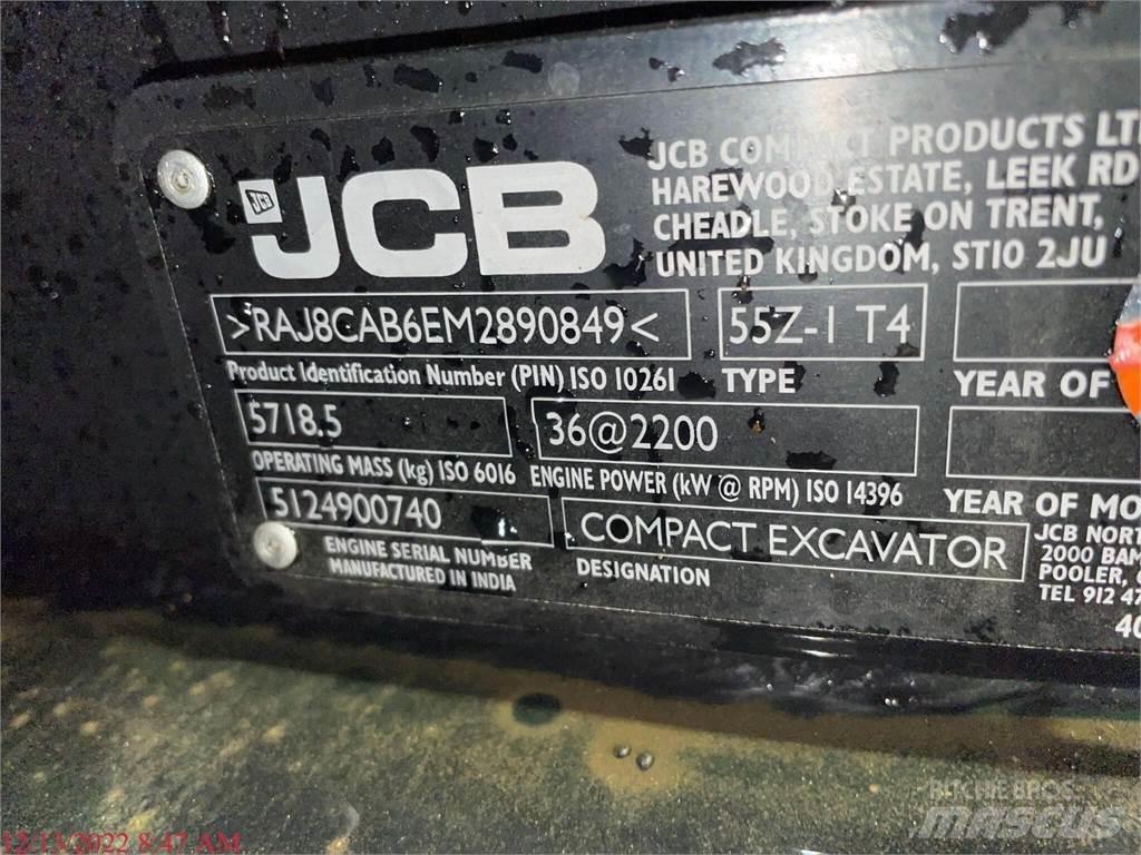JCB 55Z-1 Miniekskavaatorid < 7 t