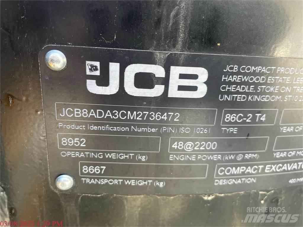 JCB 86C-2 Roomikekskavaatorid