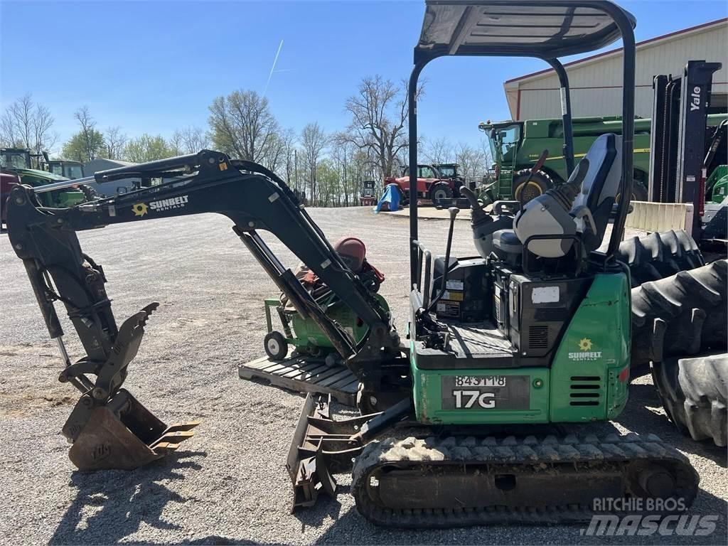 John Deere 17G Miniekskavaatorid < 7 t