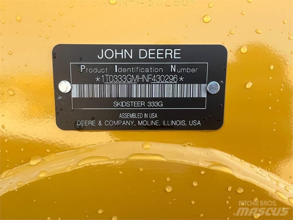 John Deere 333G Kompaktlaadurid