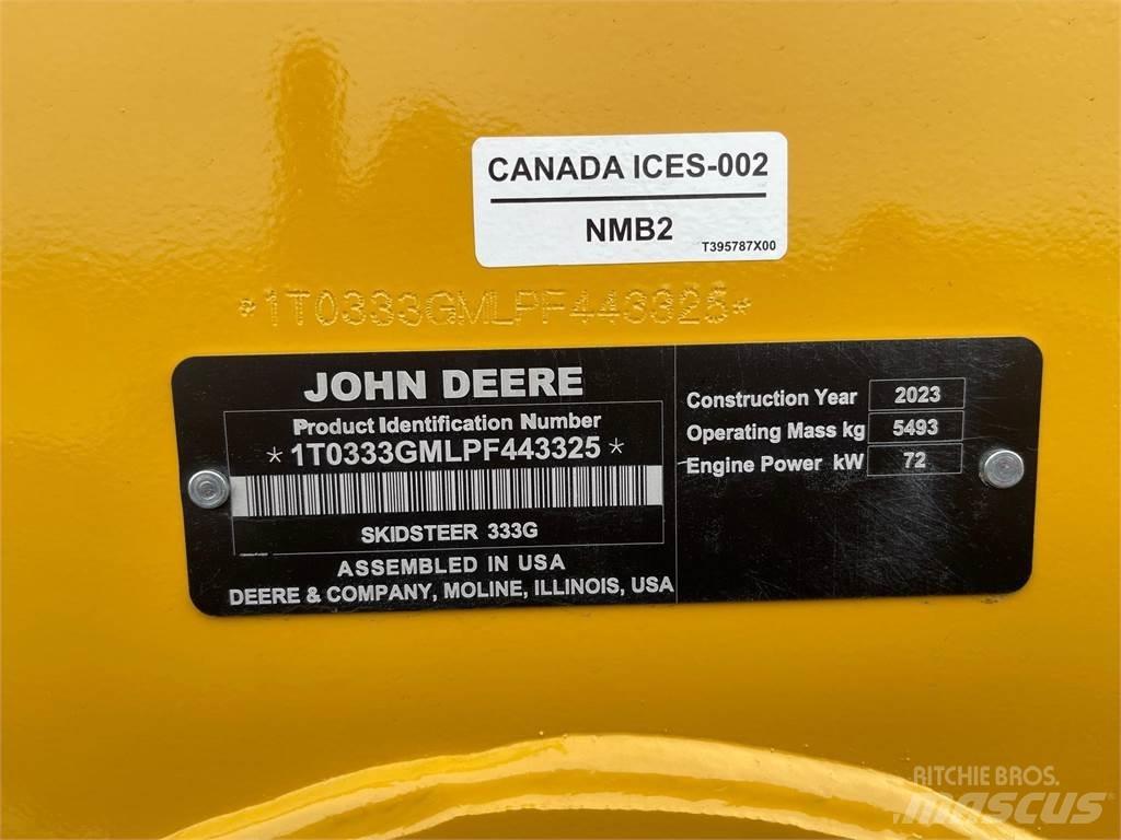 John Deere 333G Metsamultšerid
