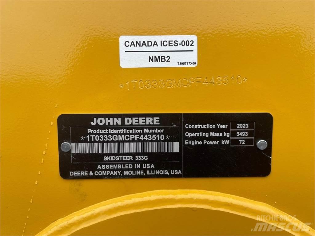 John Deere 333G Kompaktlaadurid