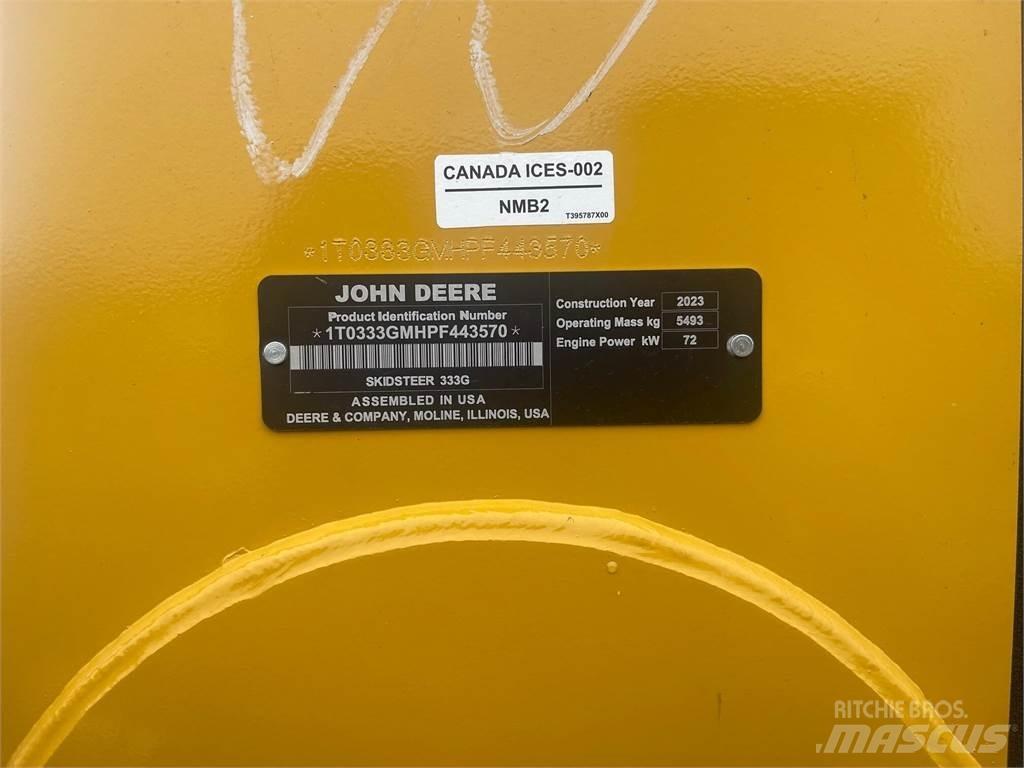 John Deere 333G Kompaktlaadurid