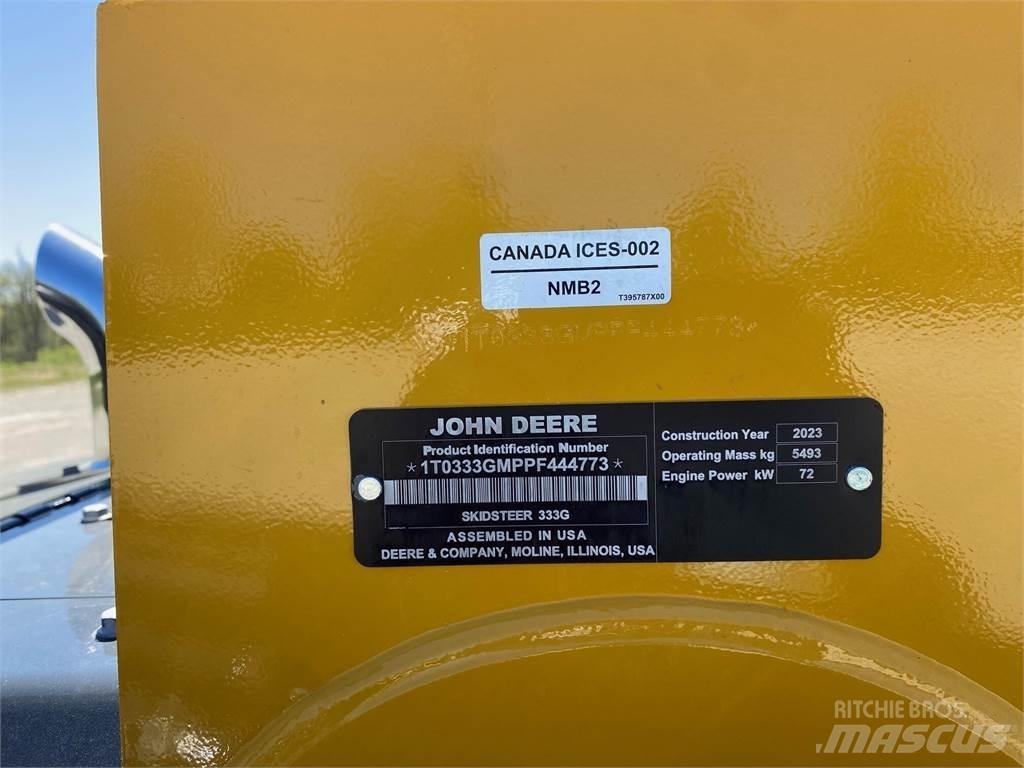 John Deere 333G Kompaktlaadurid