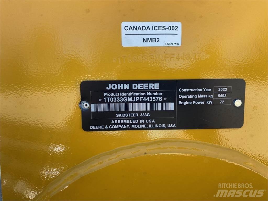 John Deere 333G Kompaktlaadurid