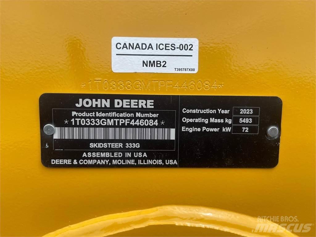 John Deere 333G Kompaktlaadurid