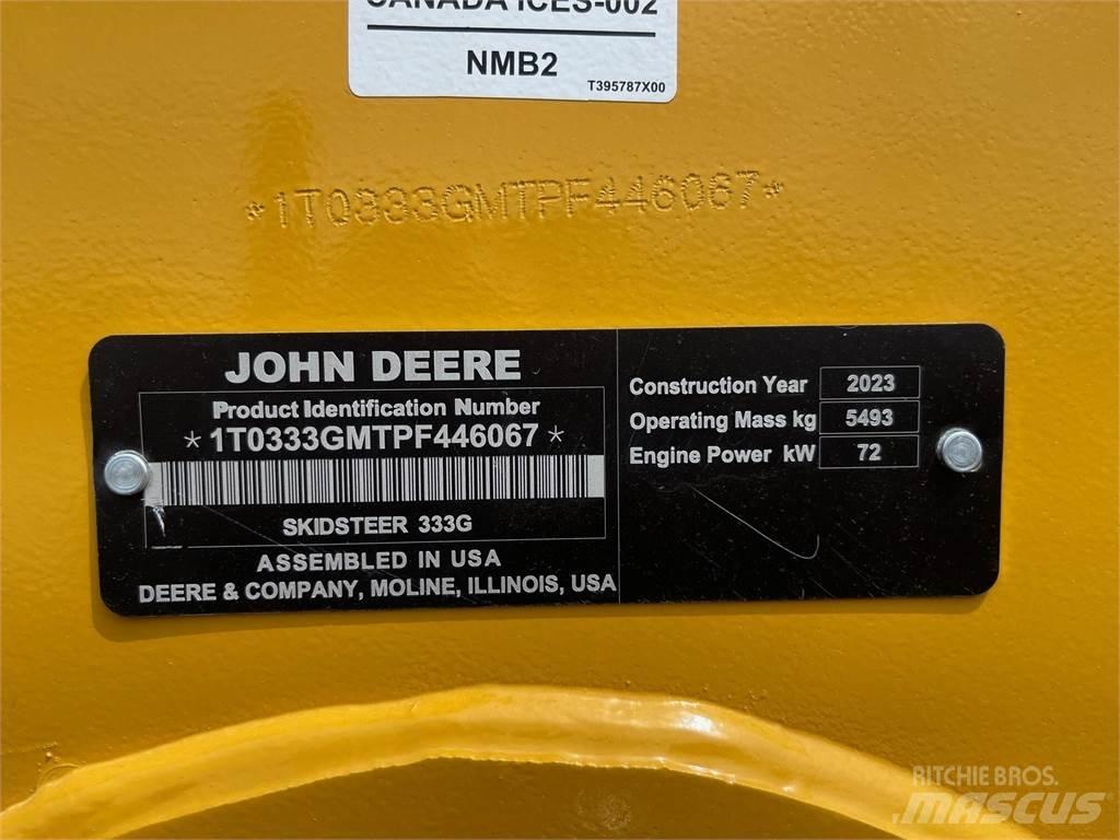 John Deere 333G Kompaktlaadurid