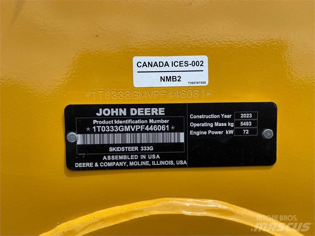 John Deere 333G Kompaktlaadurid