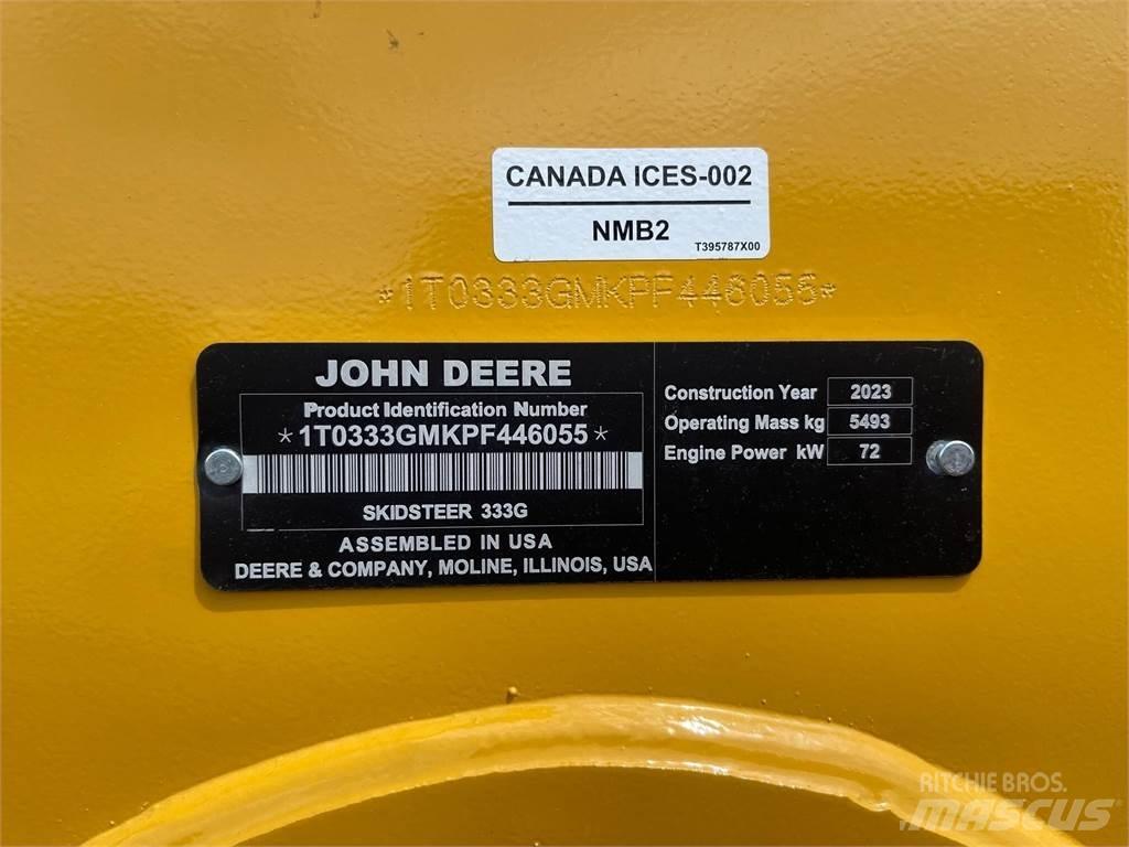 John Deere 333G Kompaktlaadurid