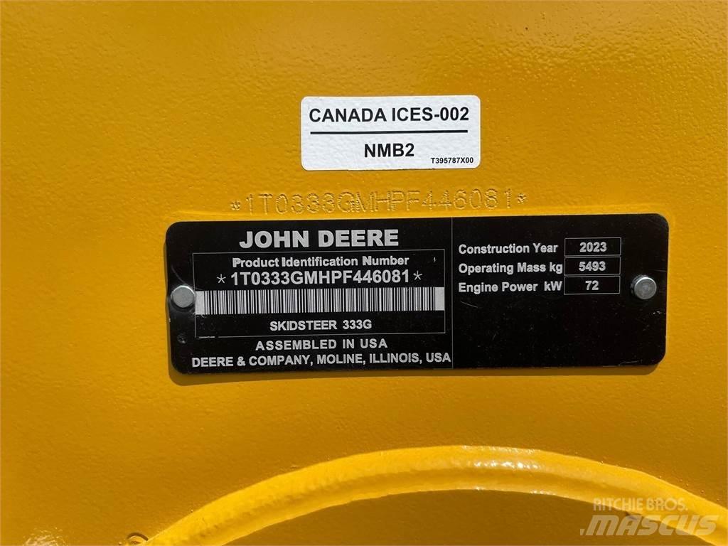 John Deere 333G Kompaktlaadurid