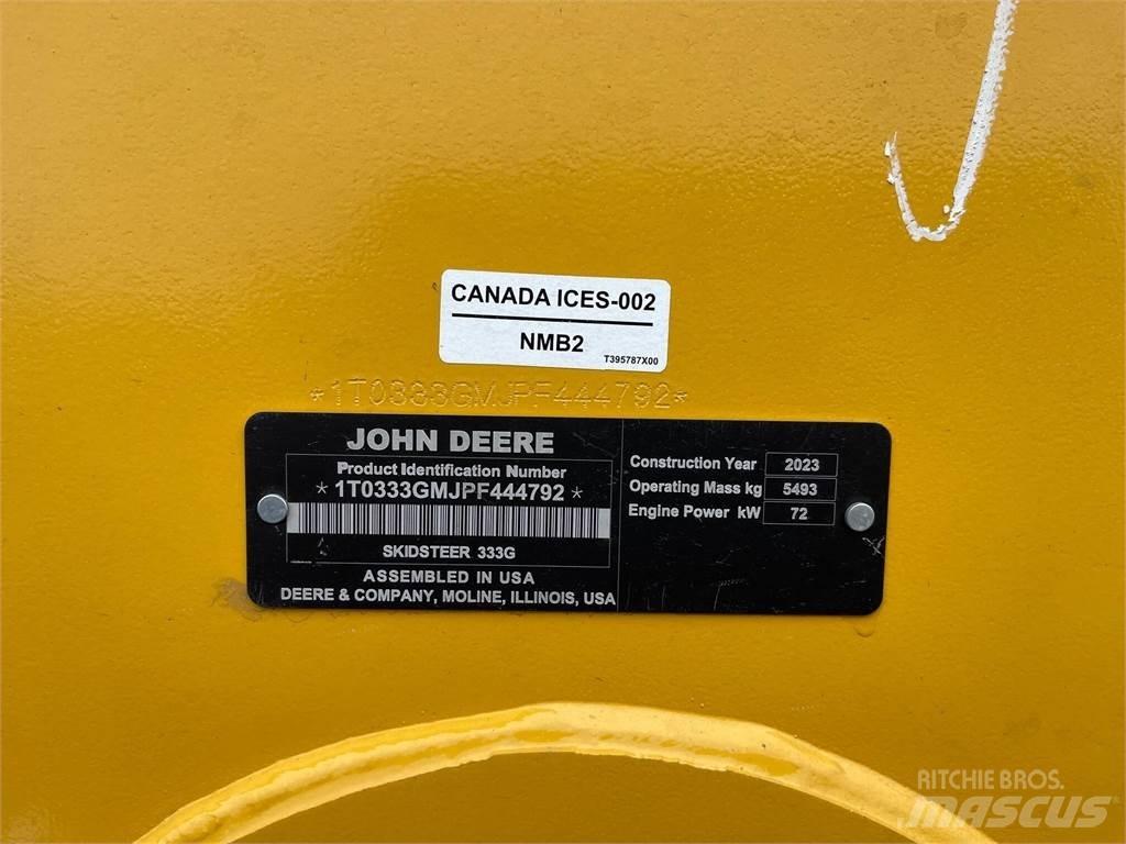 John Deere 333G Kompaktlaadurid