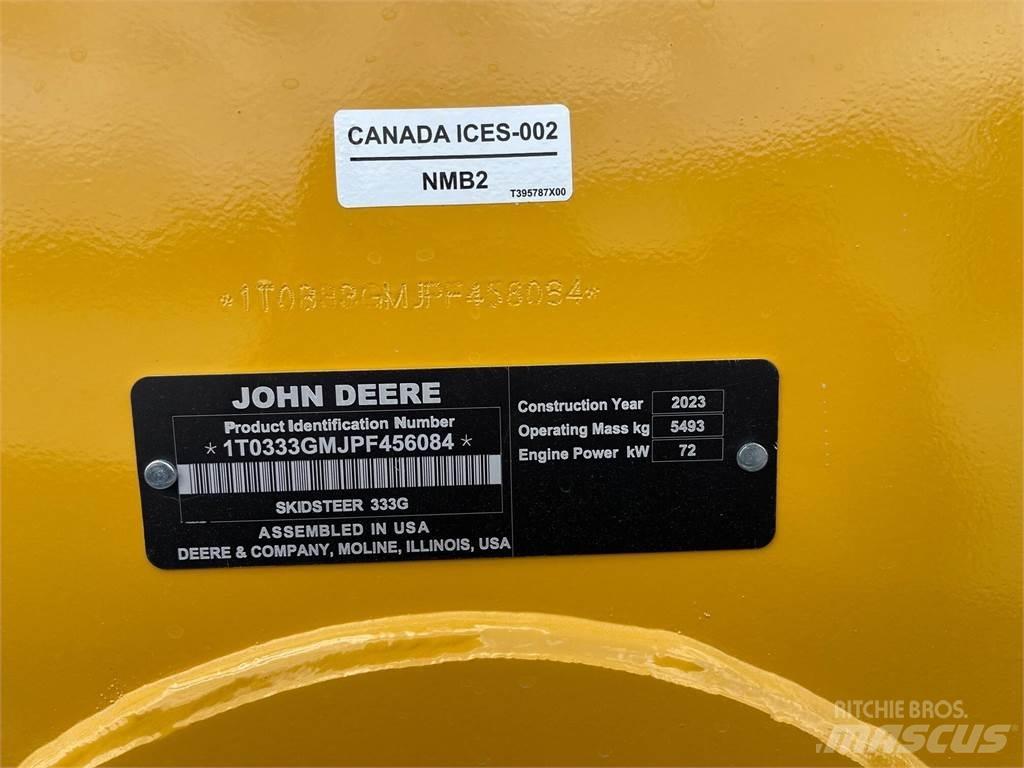 John Deere 333G Kompaktlaadurid