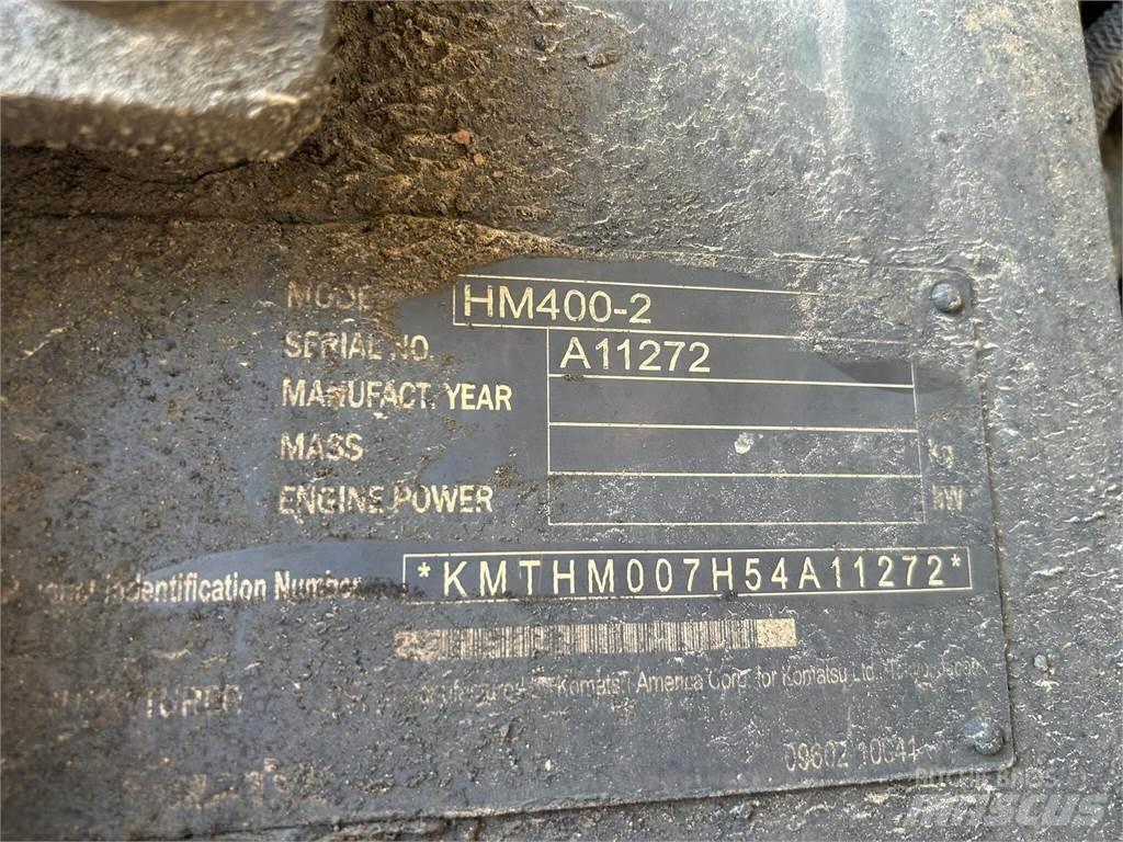 Komatsu HM400-2 Liigendraamiga pinnaseveokid