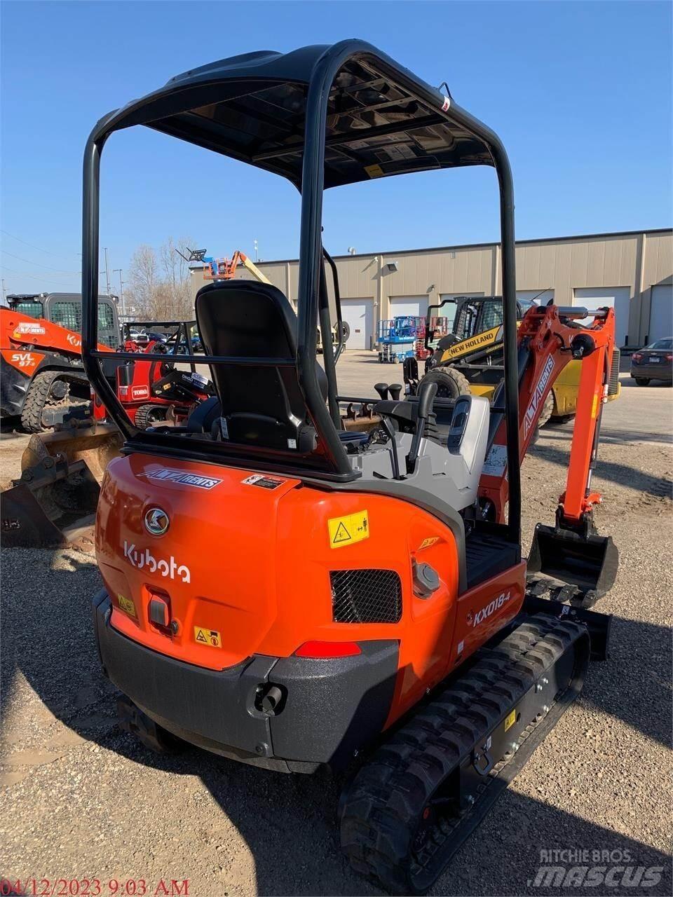 Kubota KX018-4 Miniekskavaatorid < 7 t