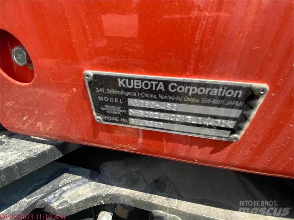 Kubota KX080-4 Roomikekskavaatorid