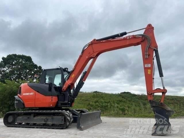 Kubota KX080-4A Roomikekskavaatorid