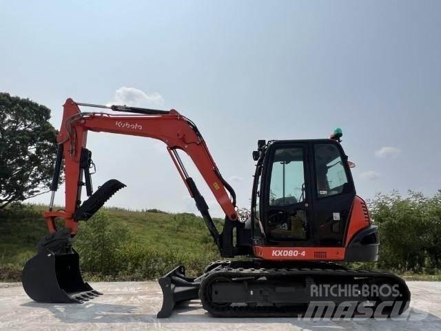 Kubota KX080-4A Roomikekskavaatorid